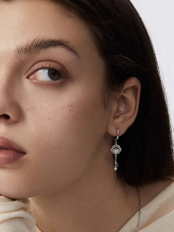 MUKTANK×SUN HUNTERLace key earrings sold by Muzkin