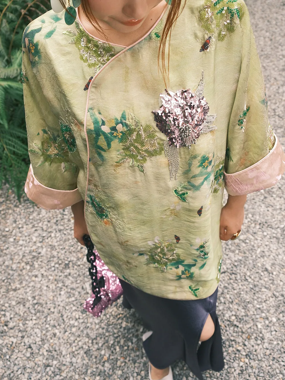 MUKZIN“Capsule Collection”Oriental Retro Qipao - Style Top sold by Muzkin product image thumbnail 3