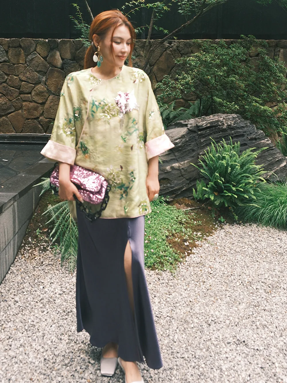 MUKZIN“Capsule Collection”Oriental Retro Qipao - Style Top sold by Muzkin