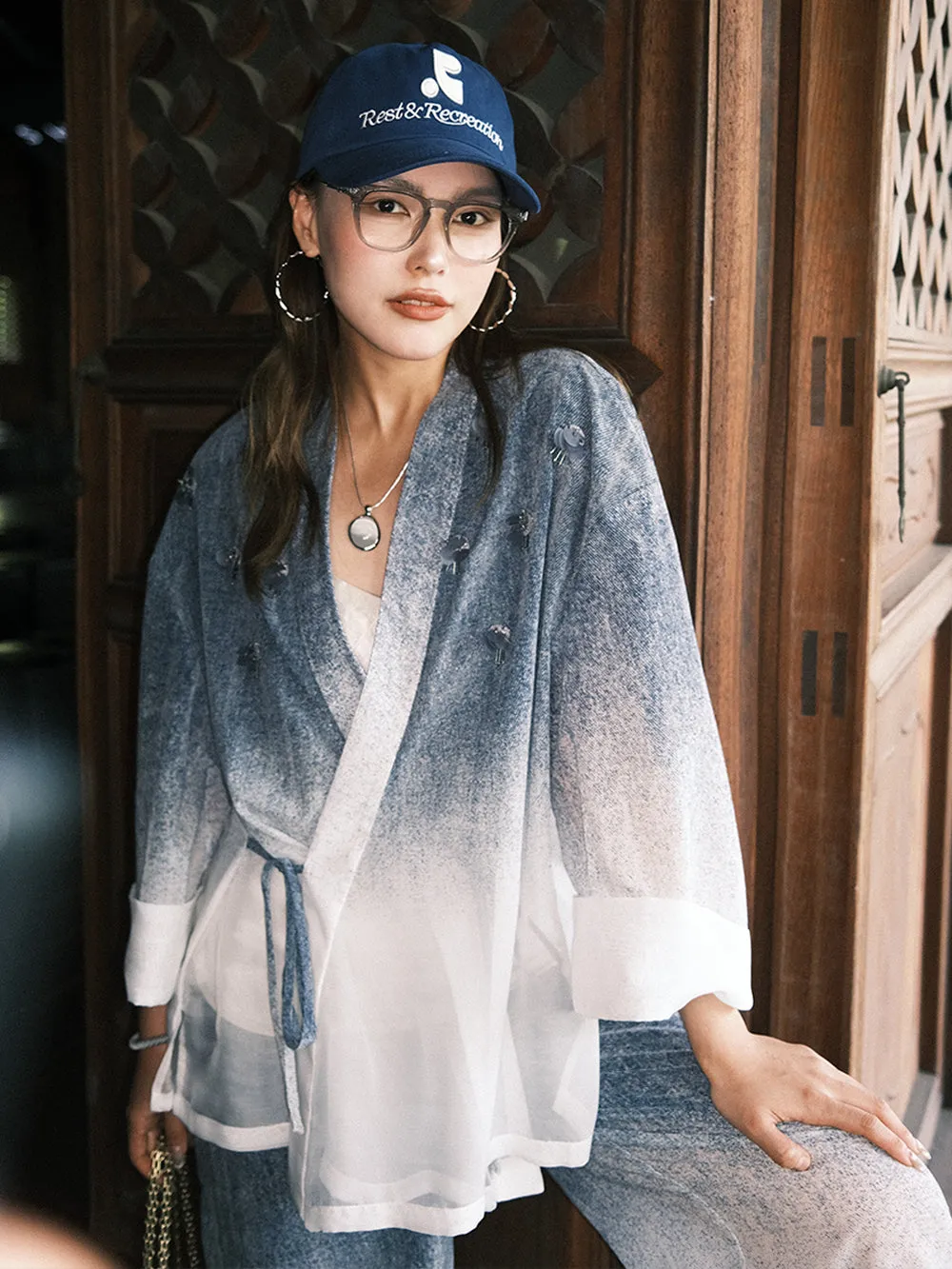 MUKZIN“Capsule Collection”Gradient color lightweight long pants sold by Muzkin product image thumbnail 2