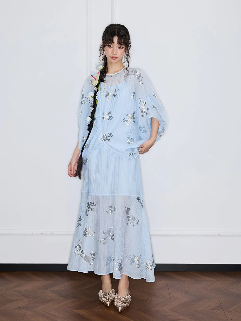 MUKZIN“Capsule Collection”New Chinese Style Elegant Dress (Two-Piece Set) sold by Muzkin product image thumbnail 3