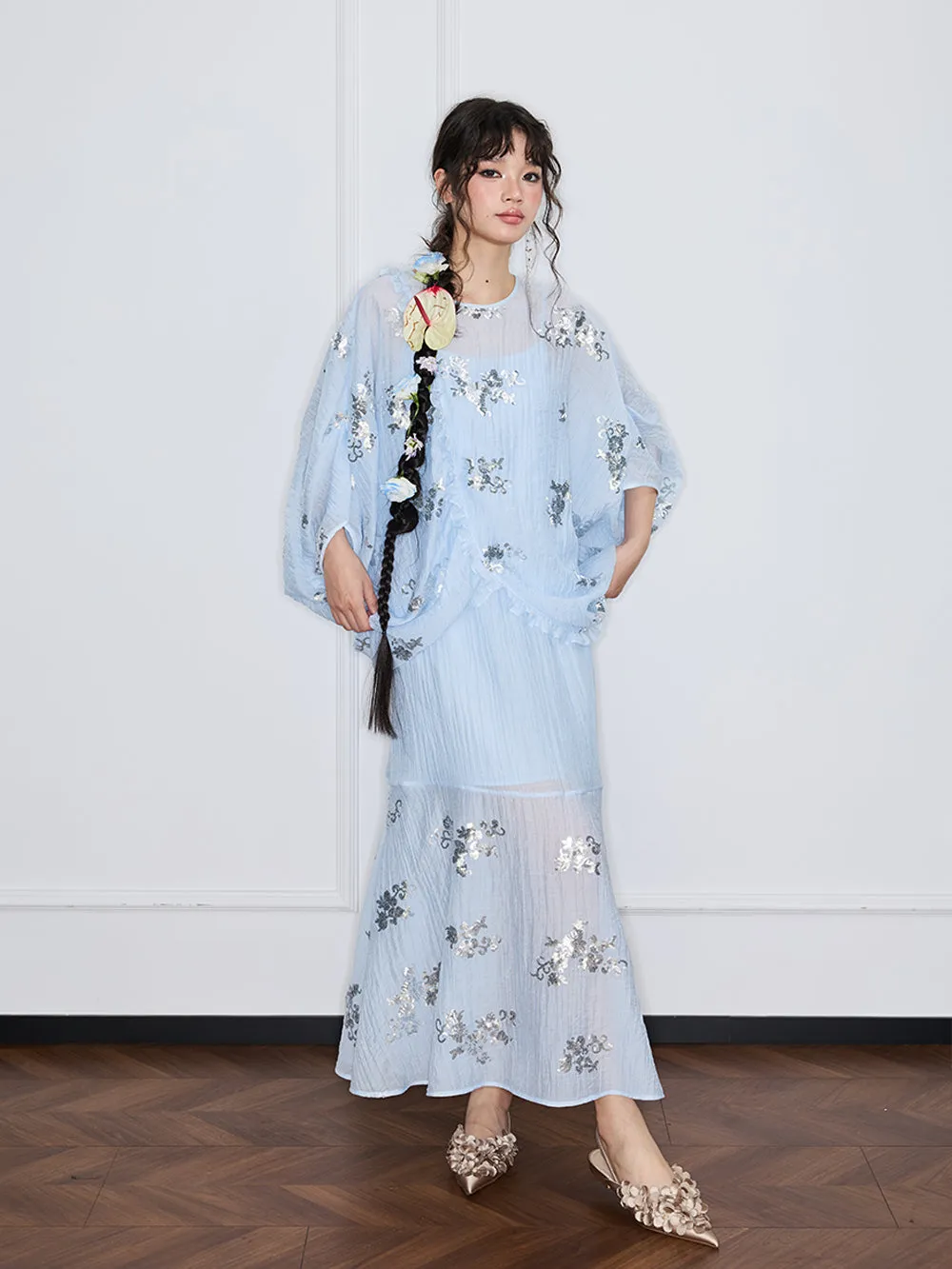 MUKZIN“Capsule Collection”New Chinese Style Elegant Dress (Two-Piece Set) sold by Muzkin product image thumbnail 4
