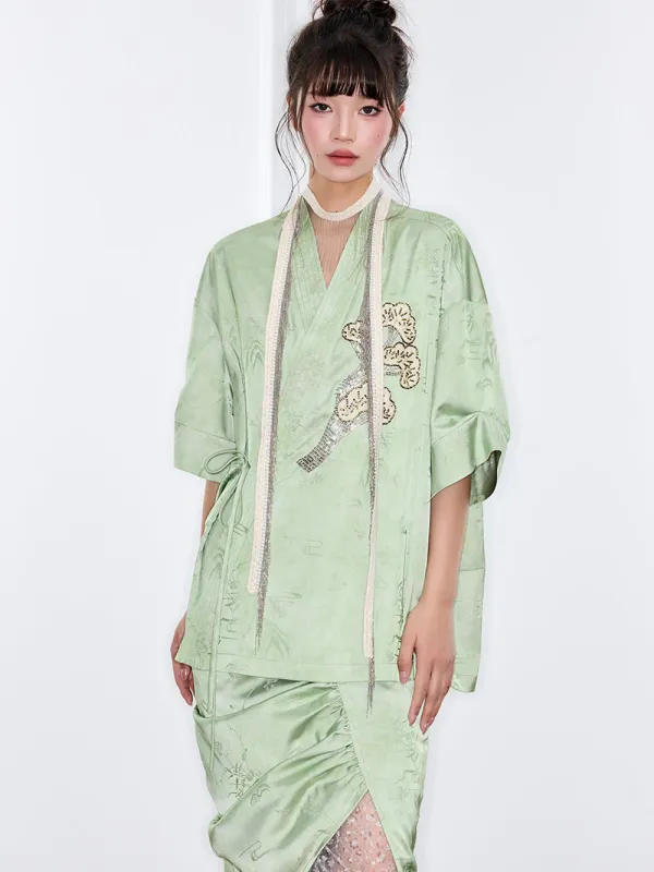 MUKZIN“Capsule Collection”New Chinese Style Tang-style Jacket Dyed with Plant Dyes sold by Muzkin