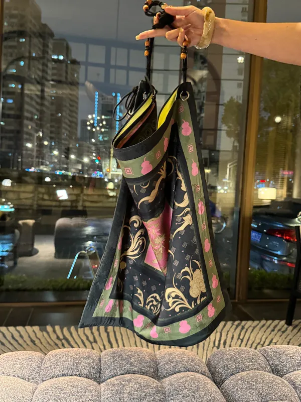 MUKZIN“Capsule Collection”New Chinese-style national trend printed handbag & crossbody bag sold by Muzkin