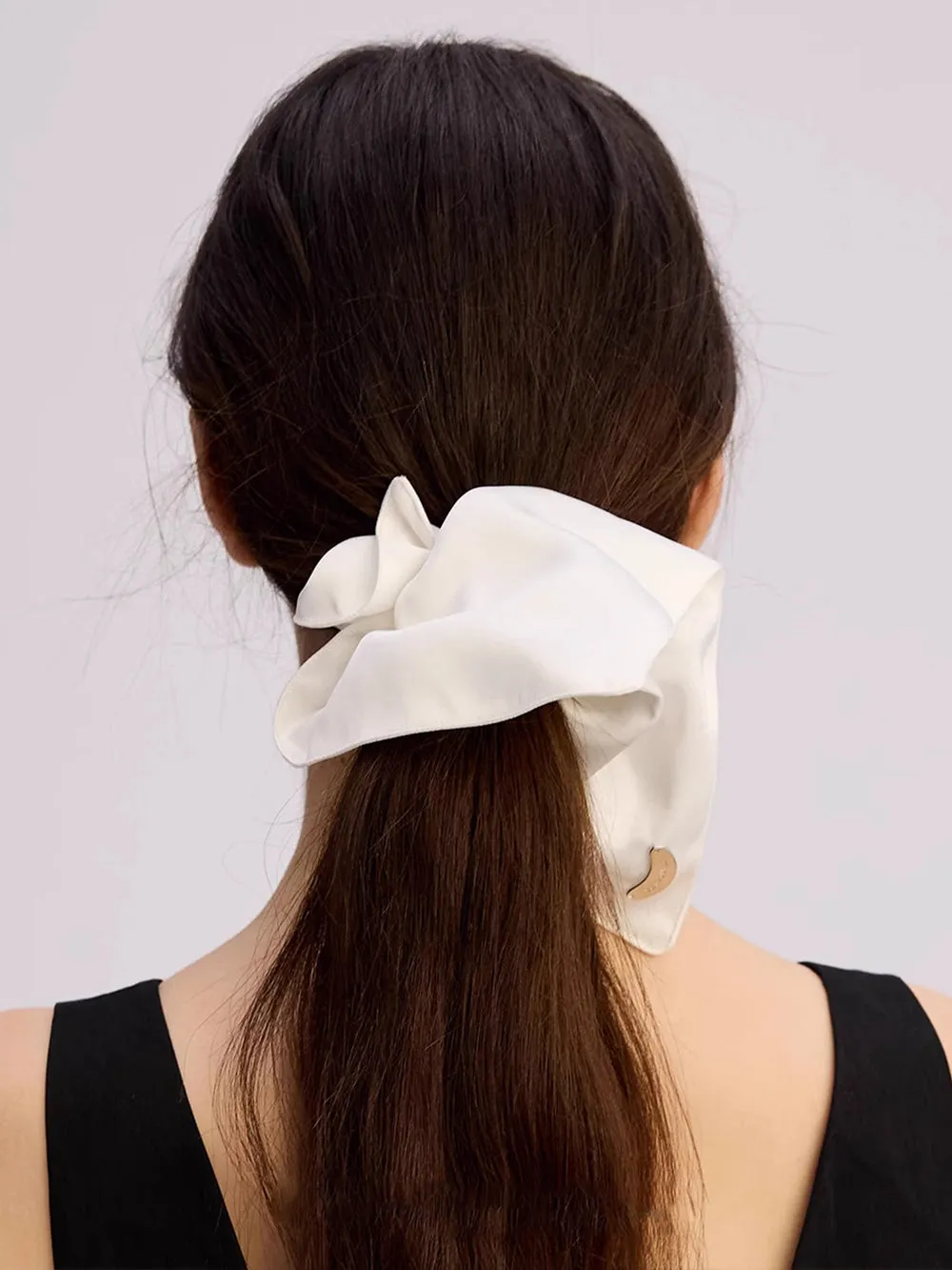 MUKTANK×SUN HUNTER Acetate Satin Bandana Hair Tie sold by Muzkin product image thumbnail 2