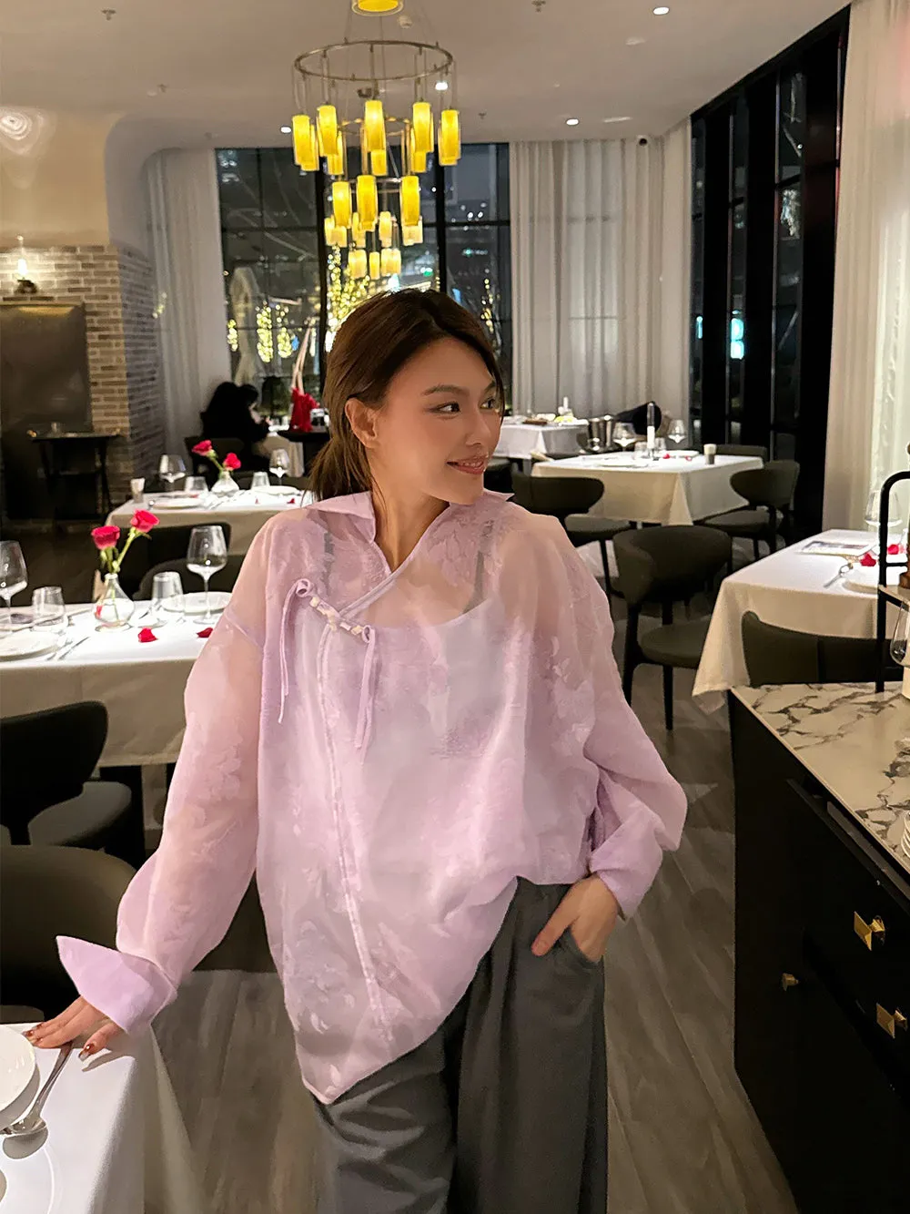 MUKZIN“Capsule Collection”Purple Shirt sold by Muzkin