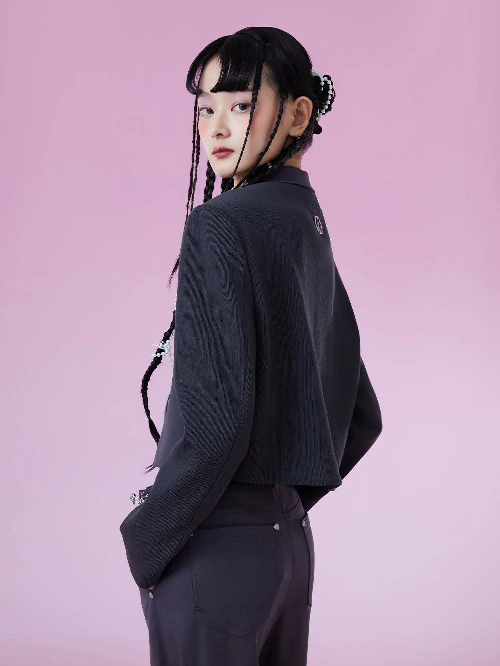 MUKZIN Comfortable Breathable Fashionable Versatile Blazer sold by Muzkin product image thumbnail 3