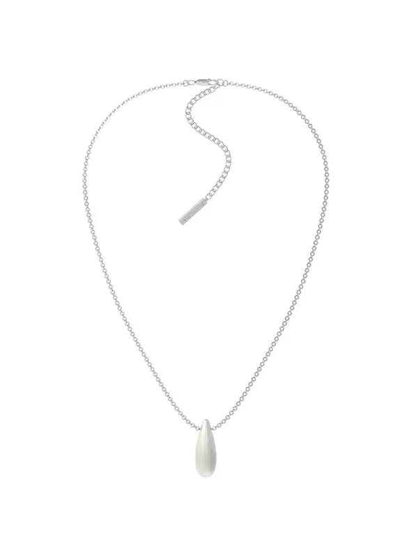 MUKTANK × SUN HUNTER Wire Drawn Water Drop Shaped Plain Chain sold by Muzkin