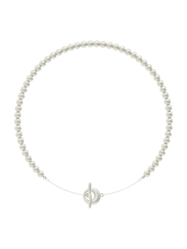 MUKTANK × SUN HUNTER Wire - drawn Gravitational Ball Necklace sold by Muzkin