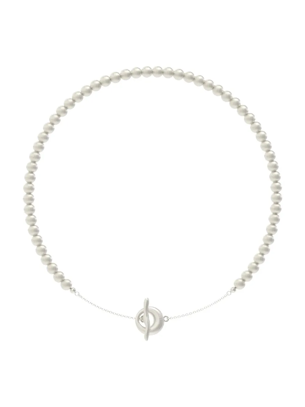 MUKTANK × SUN HUNTER Wire - drawn Gravitational Ball Necklace sold by Muzkin