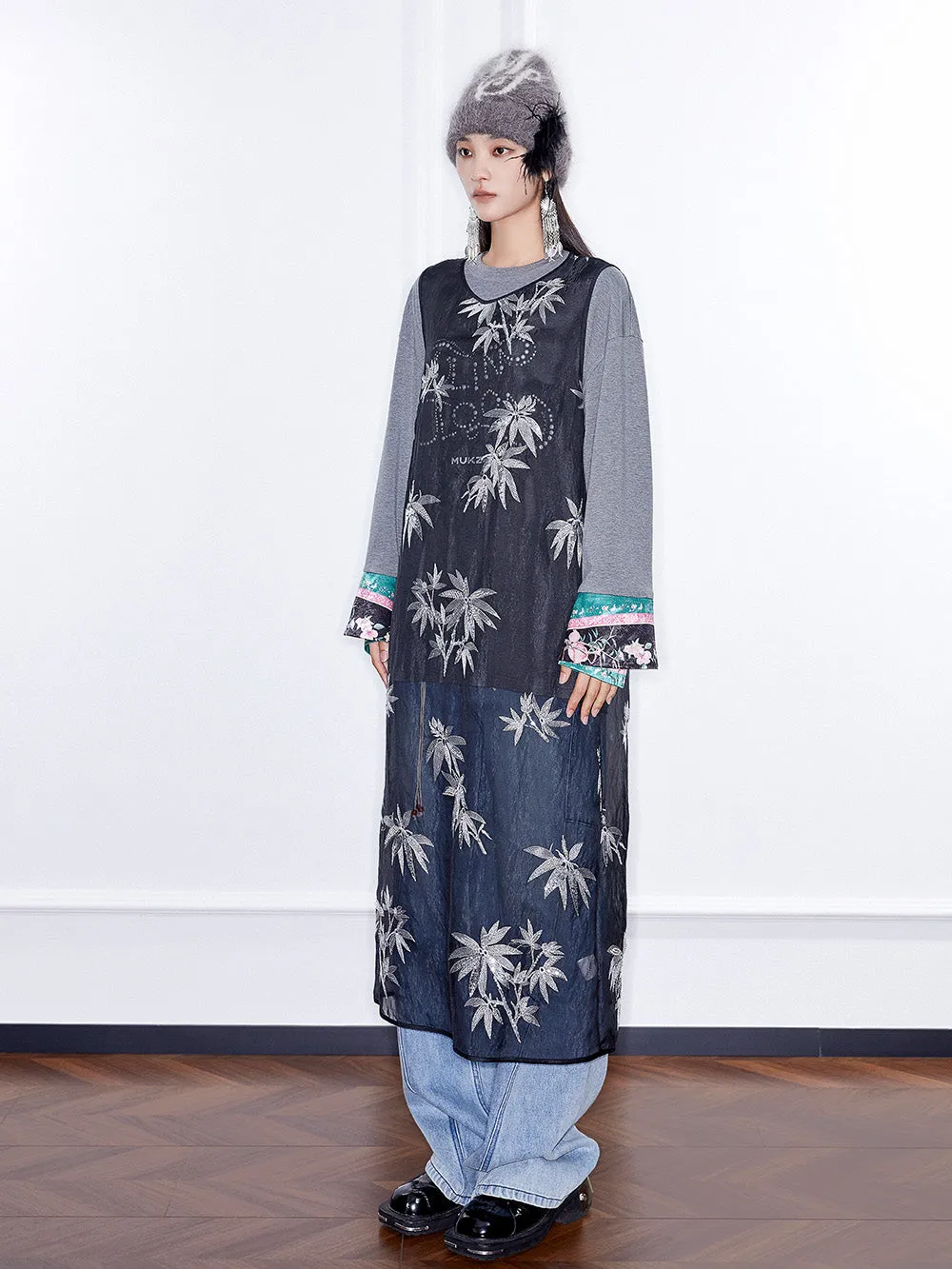 MUKZIN Linglong Versatile Long Cardigan sold by Muzkin product image thumbnail 3