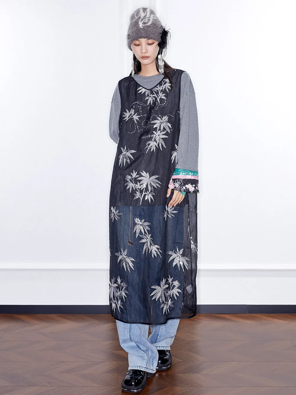 MUKZIN Linglong Versatile Long Cardigan sold by Muzkin product image thumbnail 4