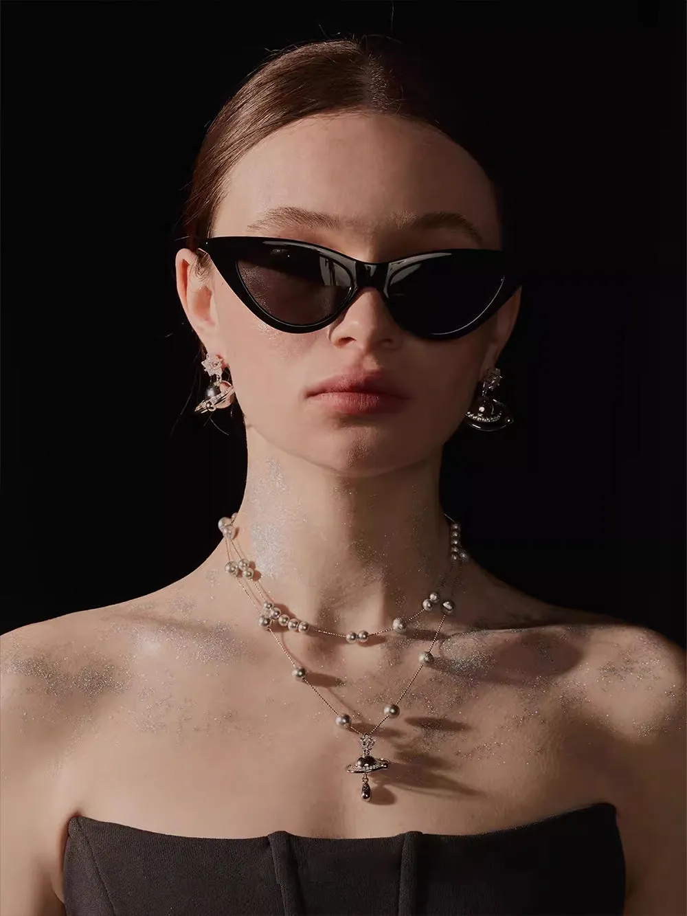 MUKTANK x SUN HUNTER Starry Sky Planet Necklace sold by Muzkin product image thumbnail 5