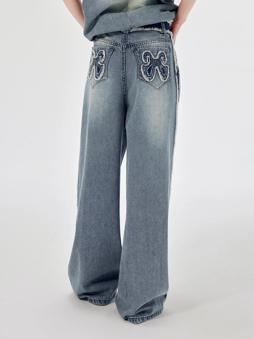 MUKZIN Blue Denim Casual Pant sold by Muzkin product image thumbnail 5