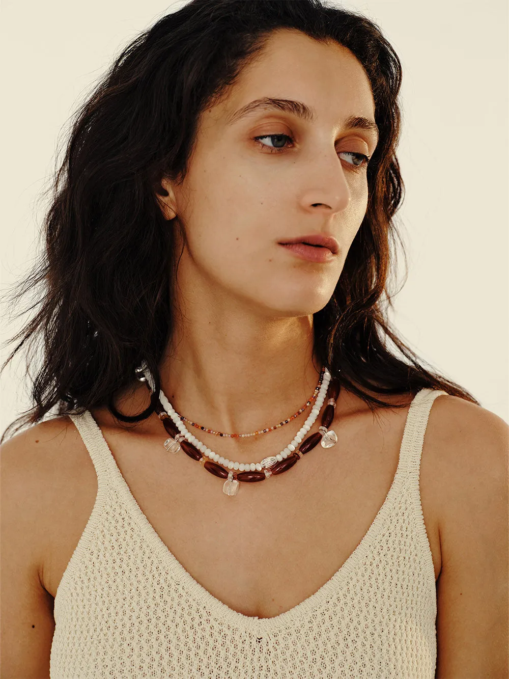 MUKTANK x JUUNNGLE NANAX Rockfire and Ice Necklace sold by Muzkin product image thumbnail 2