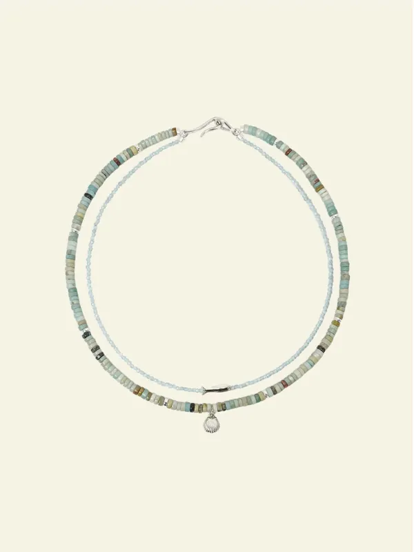 MUKTANK x JUUNNGLE NANAX Green Coconut Sea Salt Necklace sold by Muzkin