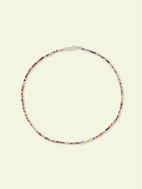 MUKTANK x JUUNNGLE NANAX Berry Rainbow Necklace sold by Muzkin