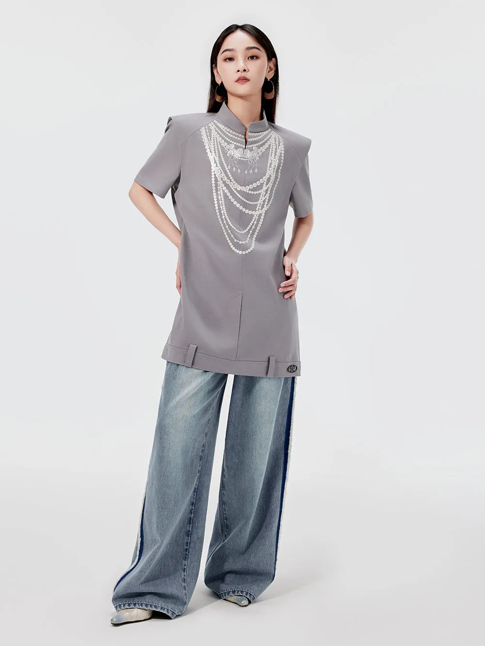 MUKZIN Gray Fashion Dress sold by Muzkin product image thumbnail 5