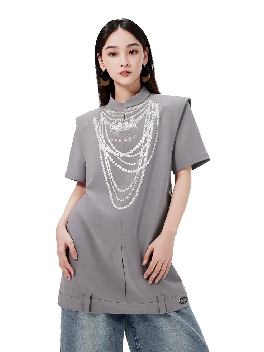 MUKZIN Gray Fashion Dress sold by Muzkin product image thumbnail 2