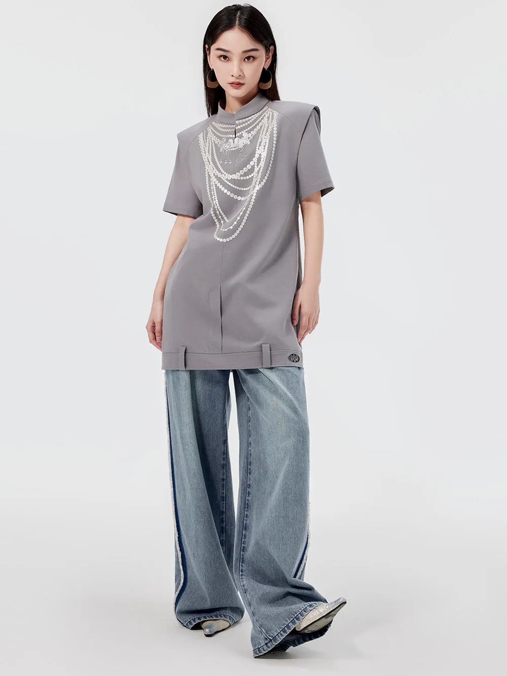 MUKZIN Gray Fashion Dress sold by Muzkin product image thumbnail 3