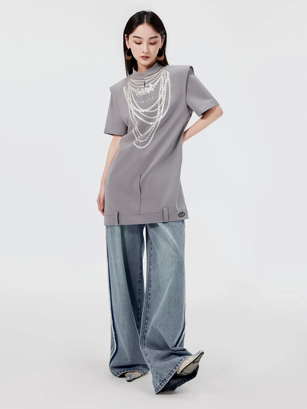 MUKZIN Gray Fashion Dress sold by Muzkin product image thumbnail 4