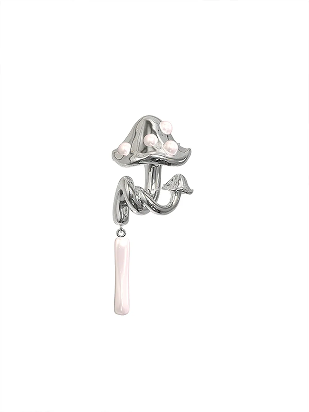 MUKTANKxPEARLONA Dangerous Garden -Baroque Pearl Mushroom Lady Brooch sold by Muzkin product image thumbnail 2