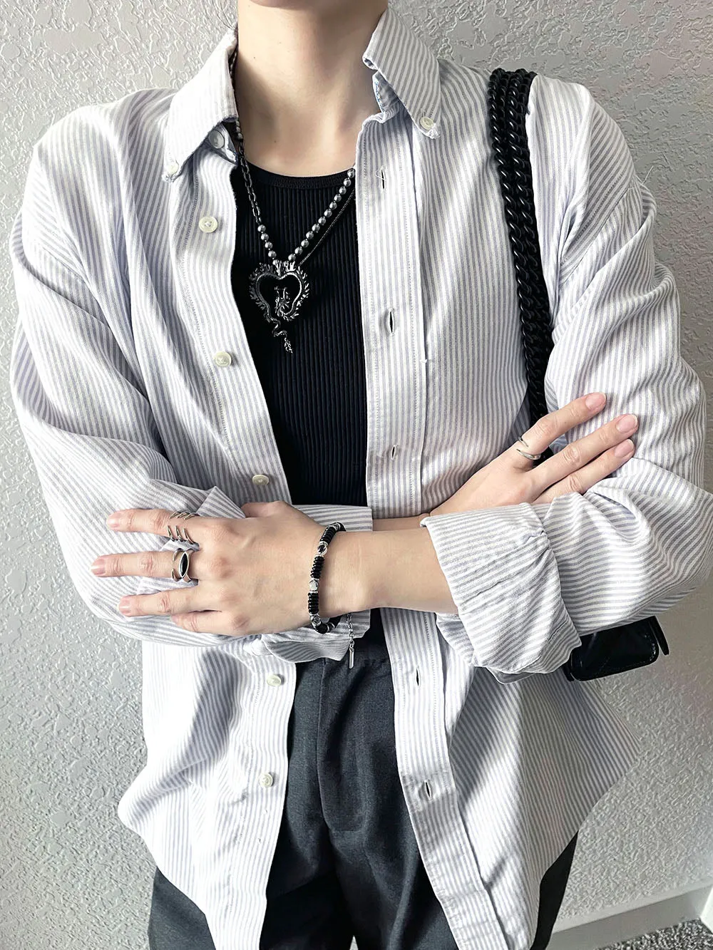 MUKTANK x Mandarin Zan Club Swimming Dragon in the Abyss Black Pearl Necklace sold by Muzkin product image thumbnail 3