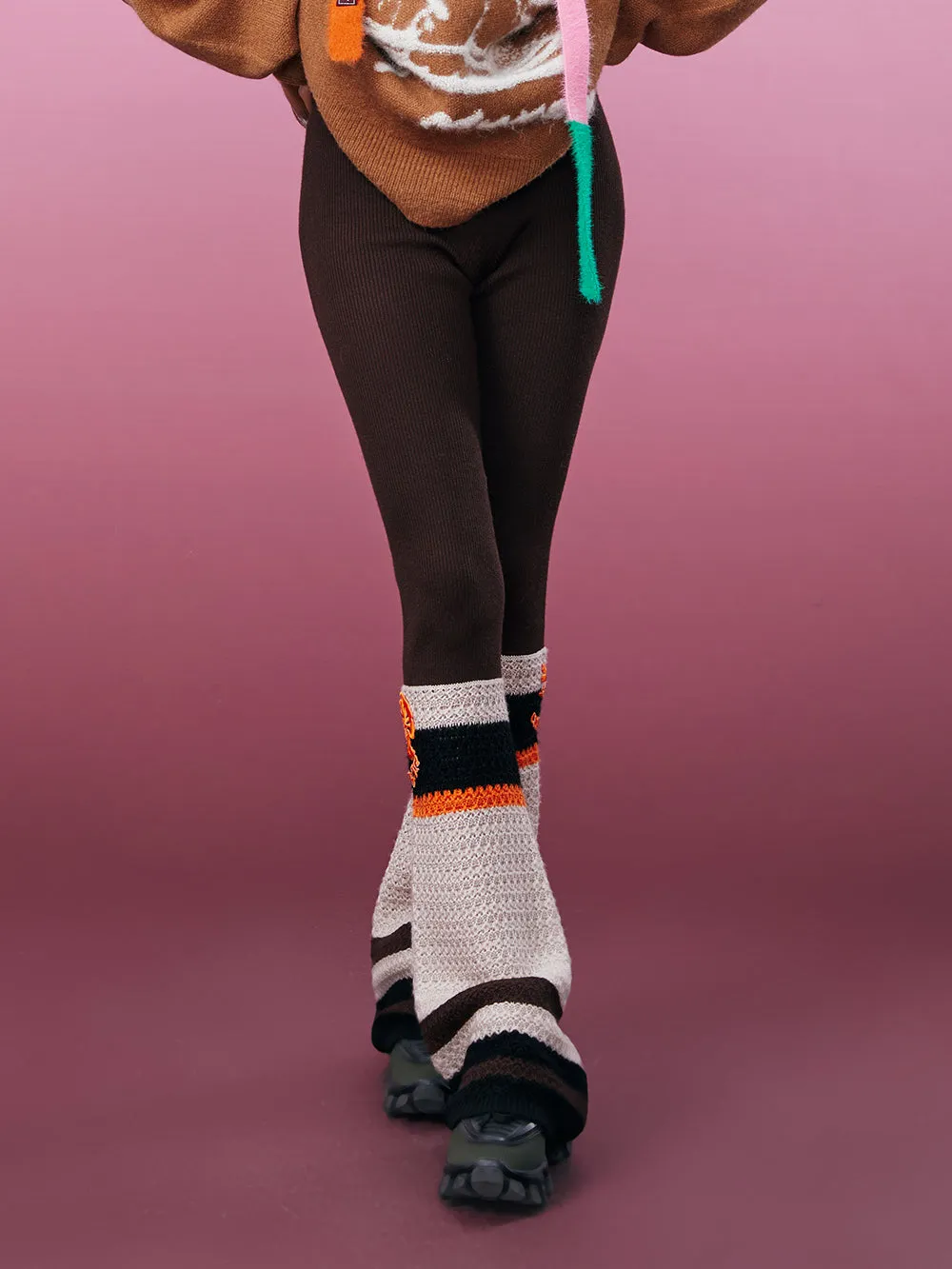 MUKZIN Hollow-out Knited Versatile Leggings Pant sold by Muzkin product image thumbnail 3