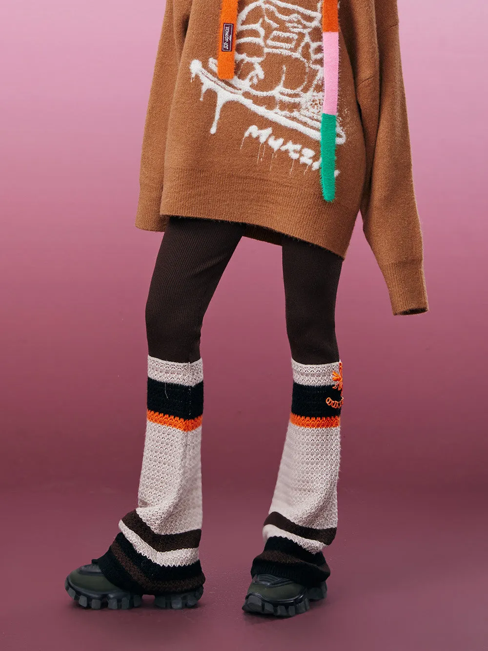 MUKZIN Hollow-out Knited Versatile Leggings Pant sold by Muzkin product image thumbnail 2