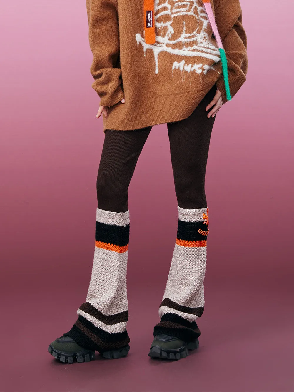 MUKZIN Hollow-out Knited Versatile Leggings Pant sold by Muzkin product image thumbnail 5