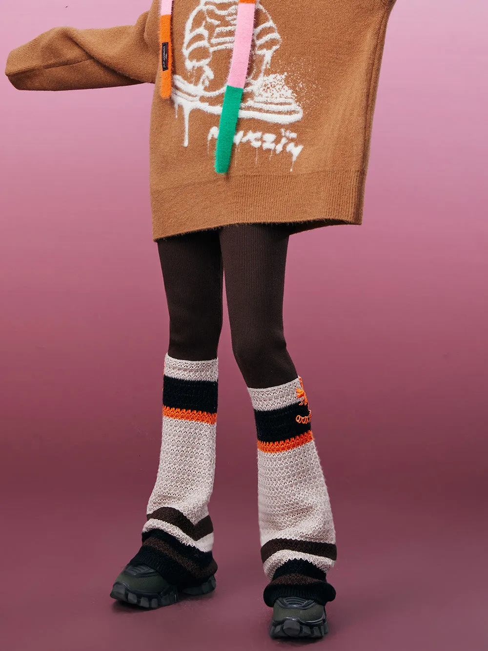 MUKZIN Hollow-out Knited Versatile Leggings Pant sold by Muzkin product image thumbnail 4