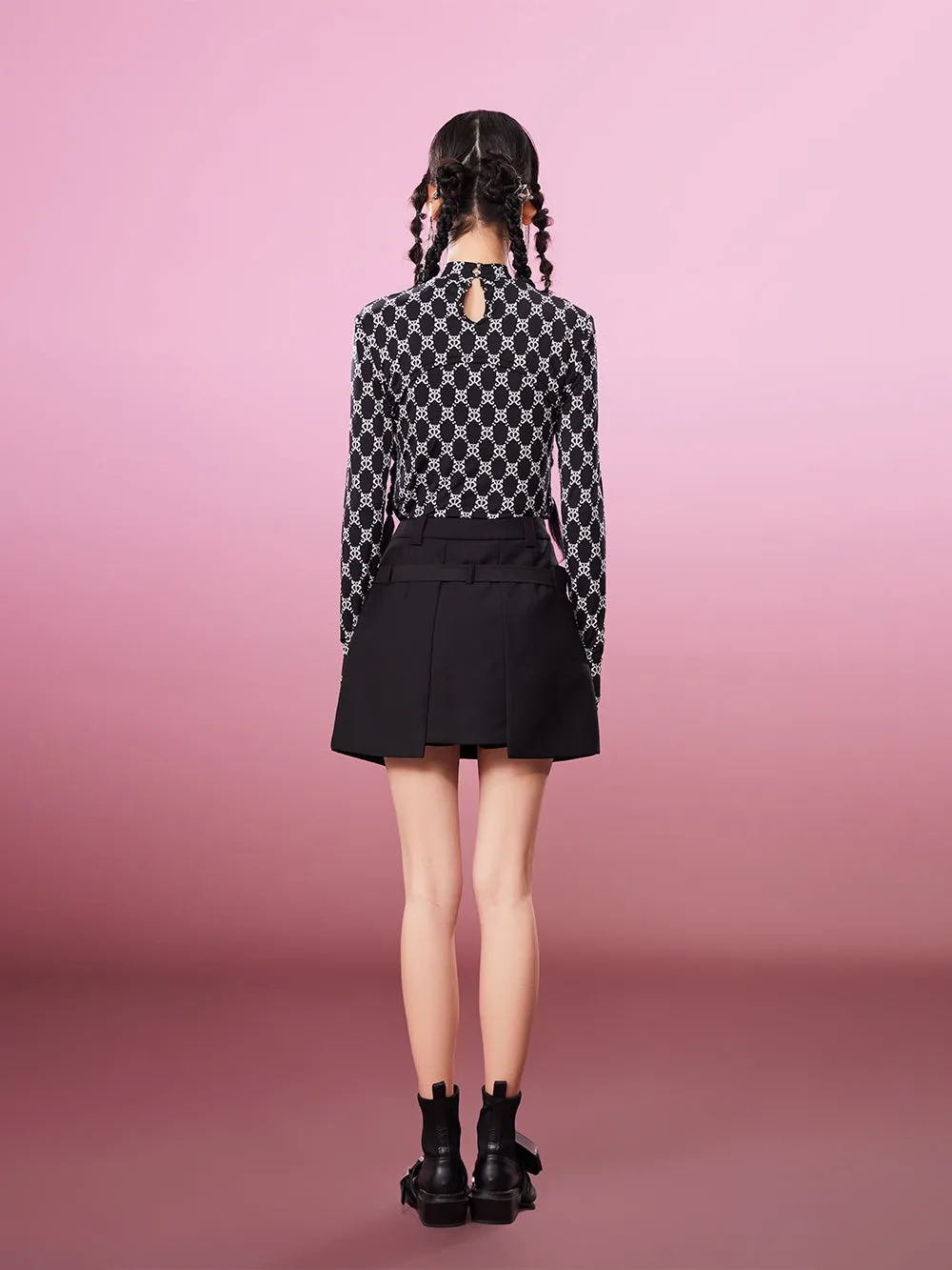 MUKZIN Contrast Printed Silk Bottoming Shirt sold by Muzkin product image thumbnail 5