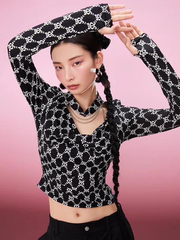 MUKZIN Classic Contrasting Long Sleeve Slim Fit Shirt sold by Muzkin