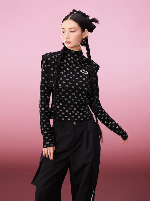 MUKZIN Two-piece Knitted Ironed Diamond Bottoming Undershirt sold by Muzkin