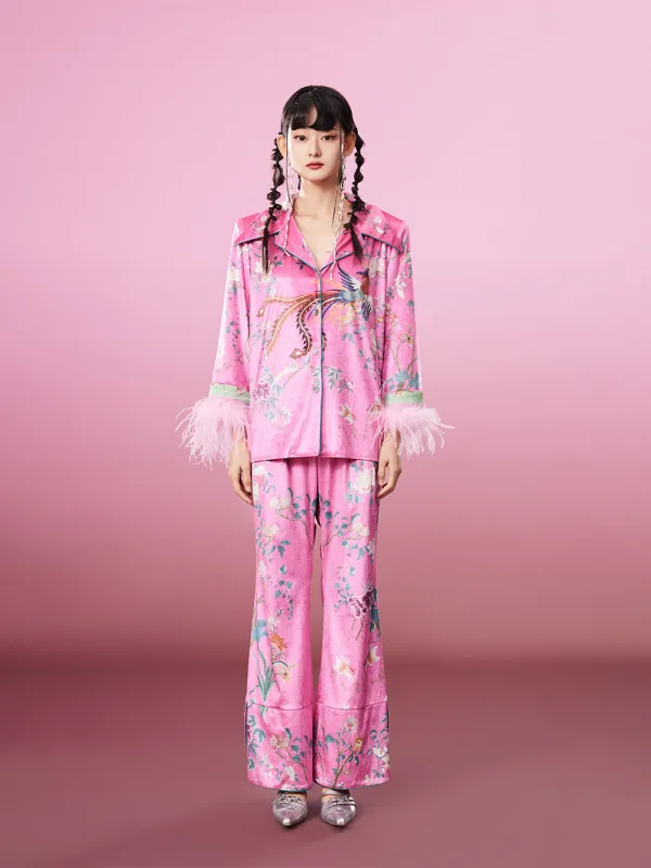 MUKZIN Printed Chinese Style Soft Comfortable Original Pants sold by Muzkin