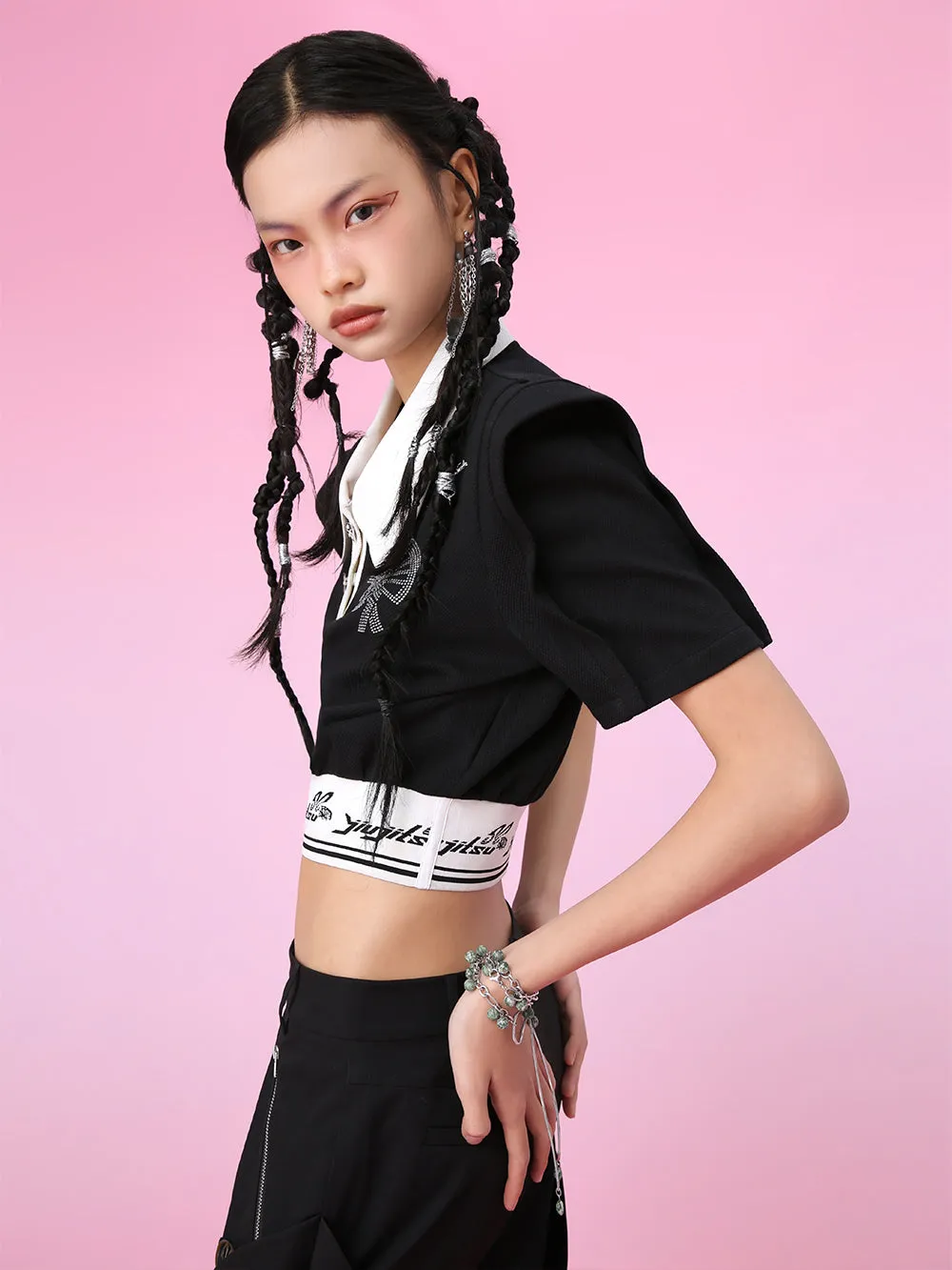 MUKZIN POLO Neck Mini Fashion Color Matching T-shirts sold by Muzkin product image thumbnail 4