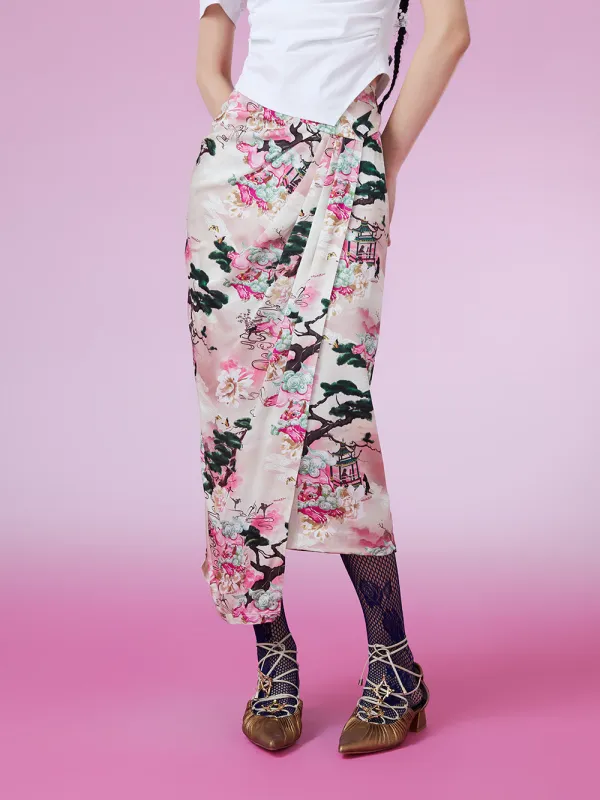 MUKZIN Irregular New Fashion Long Skirt sold by Muzkin