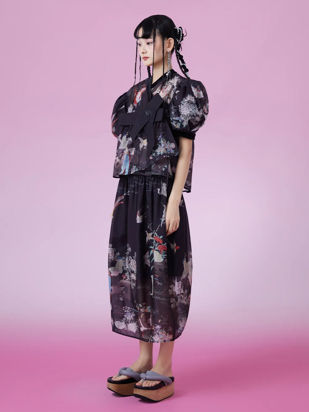 MUKZIN Chinese Style Cool Loose Printed All-match T-shirts sold by Muzkin product image thumbnail 4