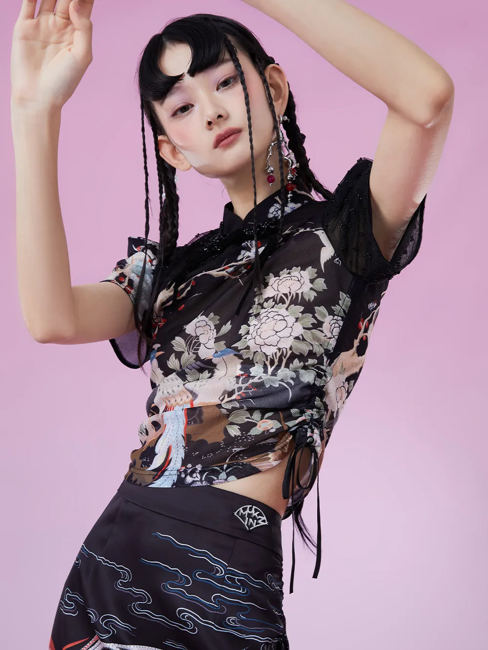MUKZIN Comfortable Print slimming Original Popular Chinese T-shirts sold by Muzkin