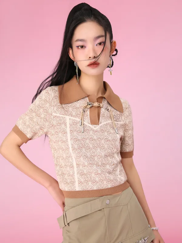 MUKZIN Shorter Knitted All-match Fashion Simple T-shirts sold by Muzkin