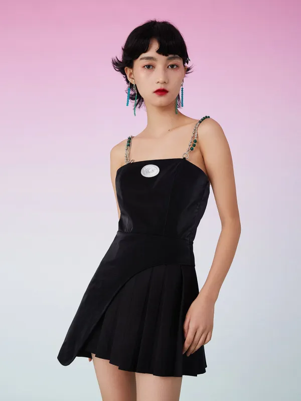 MUKZIN Black Cutout Strap Dress sold by Muzkin