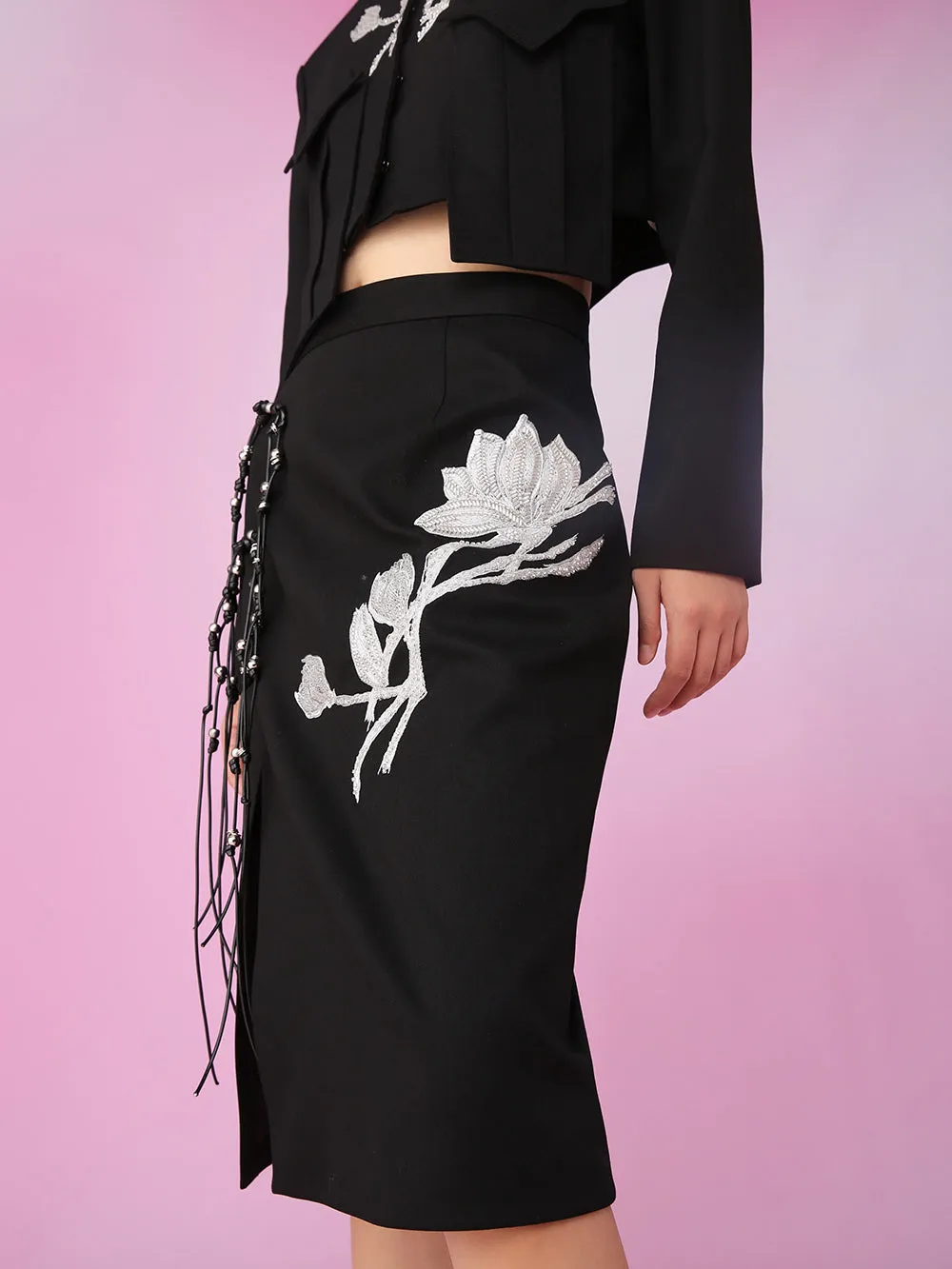 MUKZIN Slit Look-thin Retro Fashion Charming Skirts sold by Muzkin product image thumbnail 3