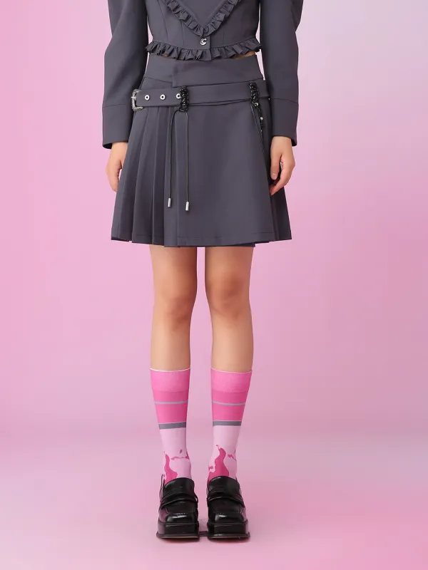 MUKZIN Classic Plain Trend Eye-appeal Simple Skirts sold by Muzkin