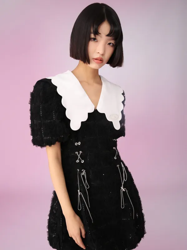 MUKZIN Doll Collar Adjustable Chain Elegant Dresses sold by Muzkin