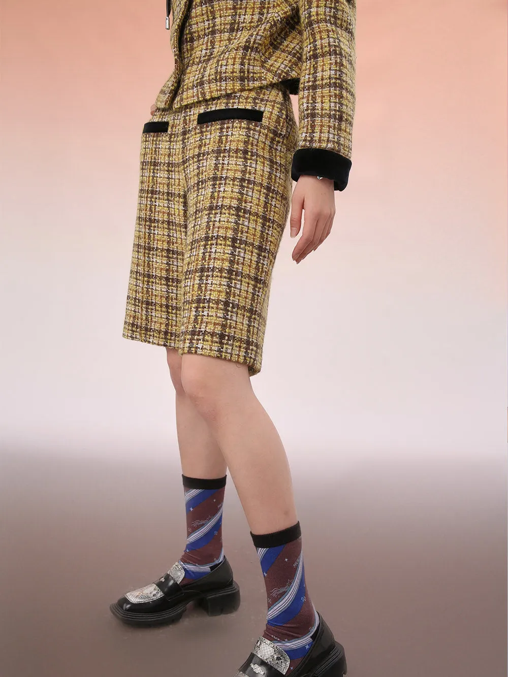 MUKZIN Yellow Coffee Color Short Small Fragrance Shorts sold by Muzkin product image thumbnail 4