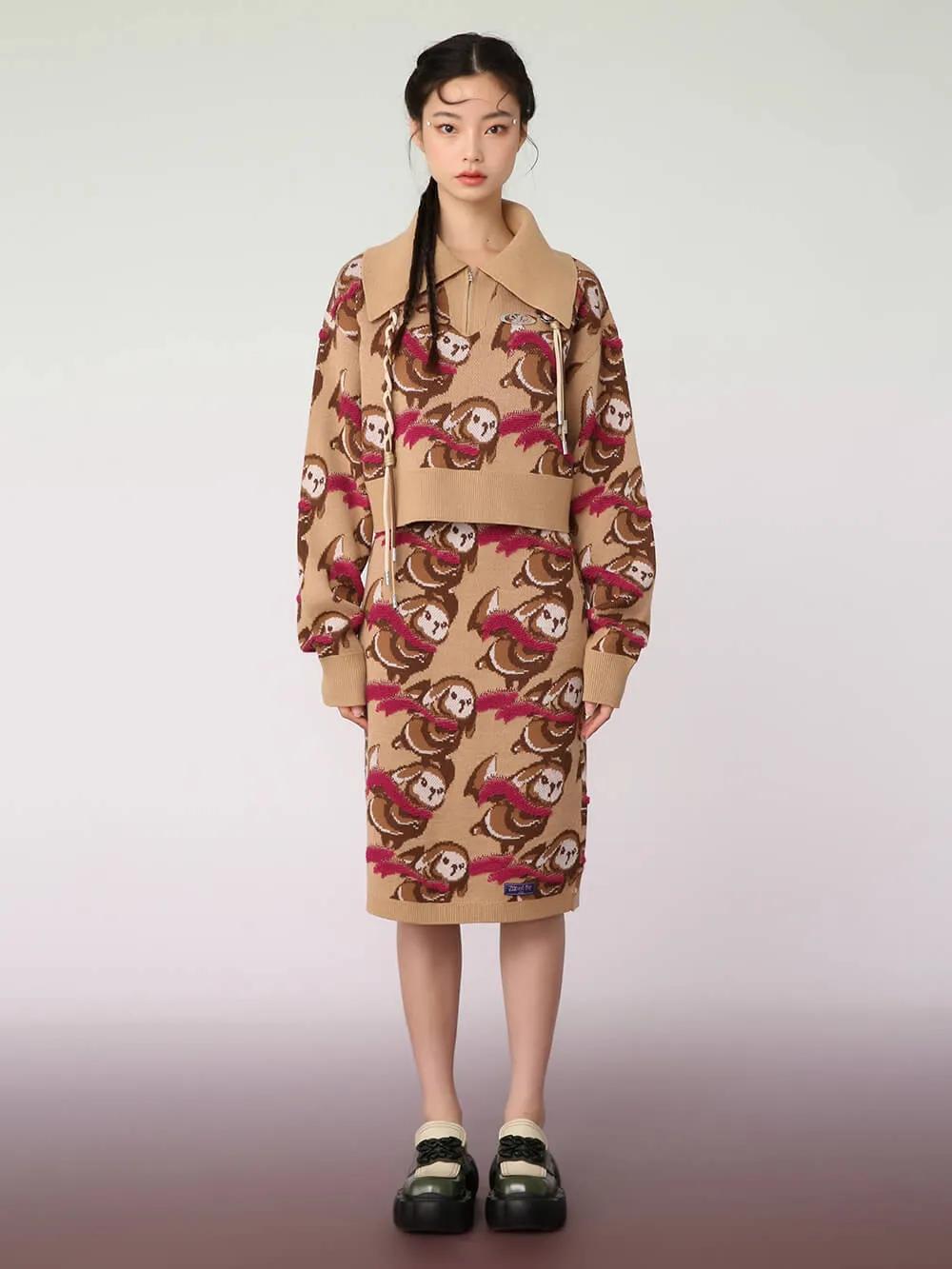 MUKZIN H-Shape With Cute Printing Skirt sold by Muzkin product image thumbnail 5