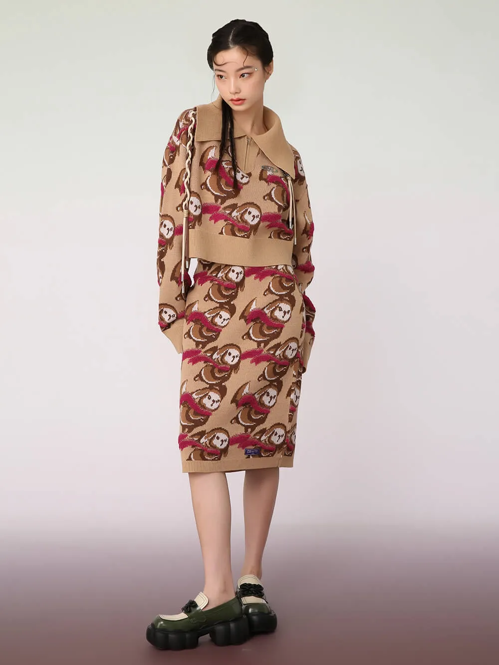 MUKZIN H-Shape With Cute Printing Skirt sold by Muzkin product image thumbnail 2