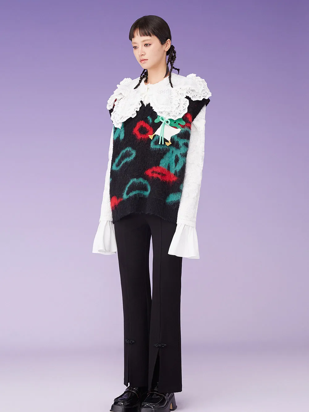 MUKZIN Black Knitted Vest sold by Muzkin product image thumbnail 5