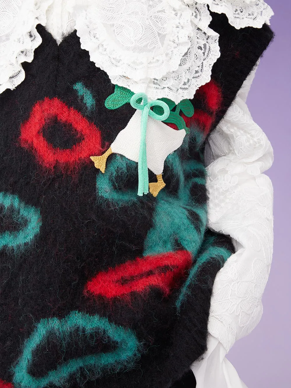 MUKZIN Black Knitted Vest sold by Muzkin product image thumbnail 4