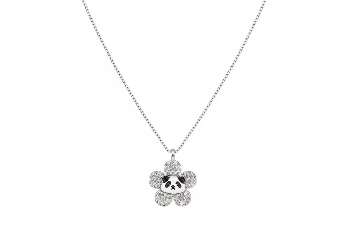 MUKTANK×SUN HUNTER Huahua Panda Necklac made by Muzkin